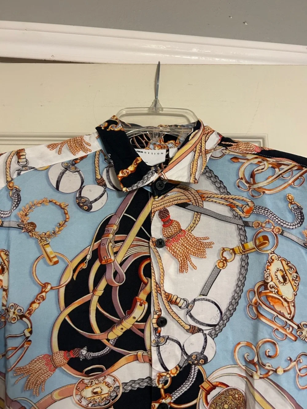 🧁$8 Moving🚚Sale ASOS Design western saddlebag rope belt shirt